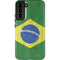 Brazil Flag Distressed Galaxy S22 Plus Pro Case